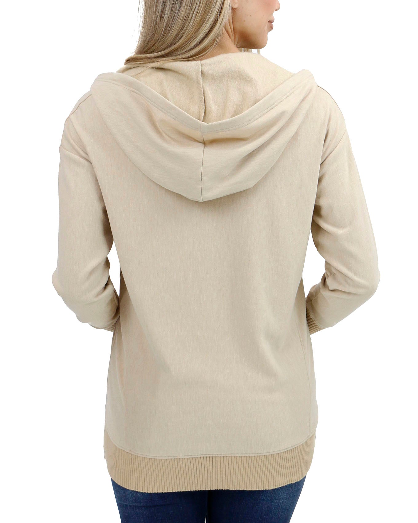 Slouchy Fleece Full-Zip Hoodie for Women