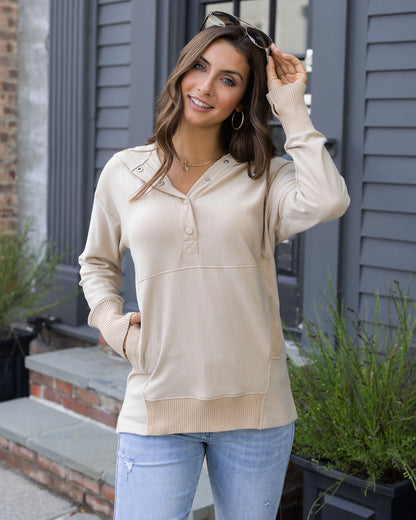 Slouchy Cape Bay Tunic Hoodie - Grace and Lace