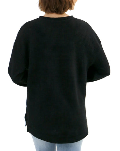 womens black sweater