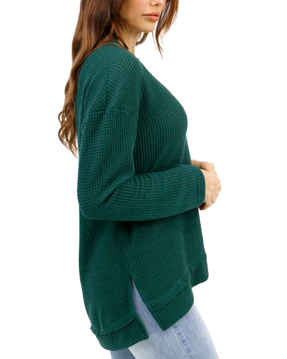 womens green sweater