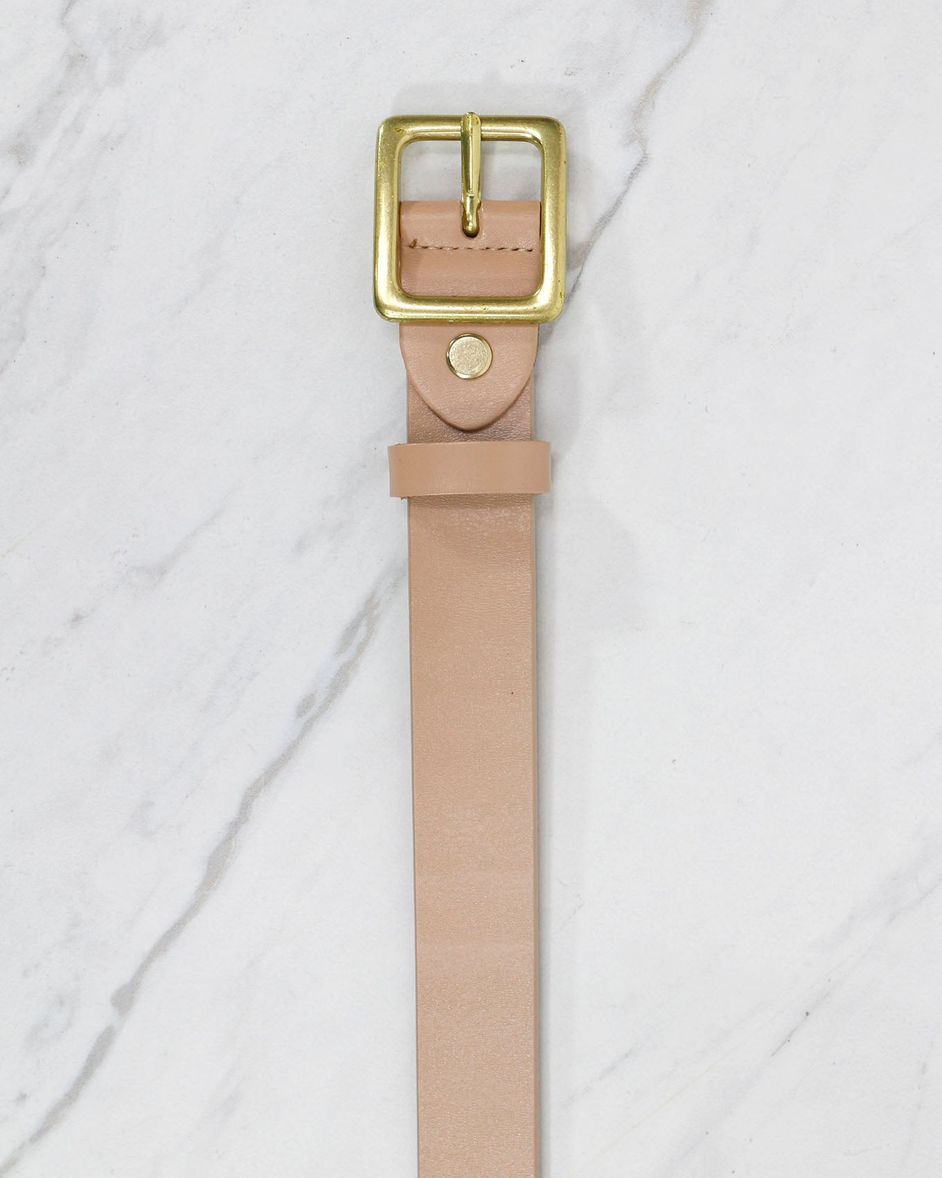 belt with gold buckle