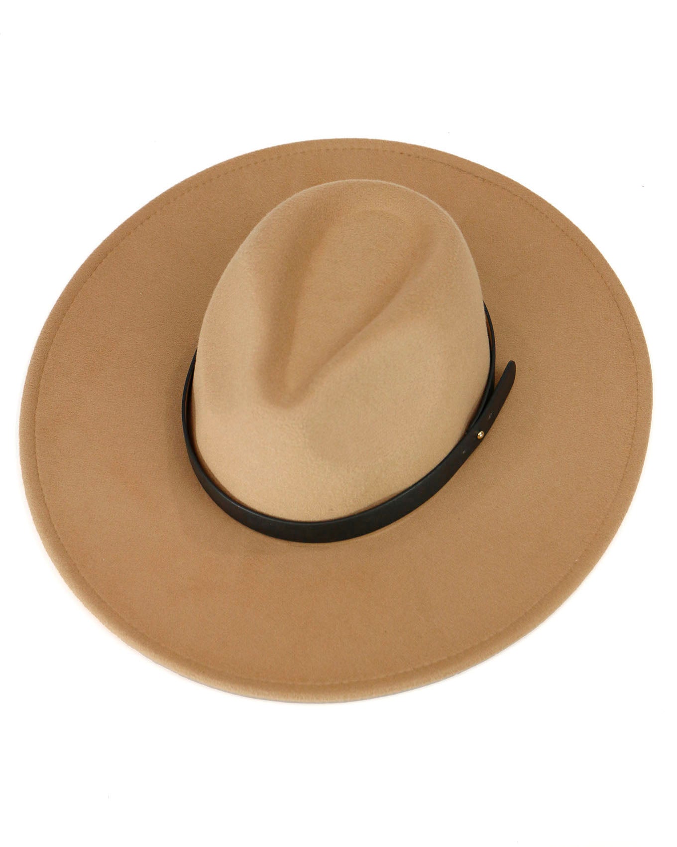 Large V Signature Brimmed Panama Hat