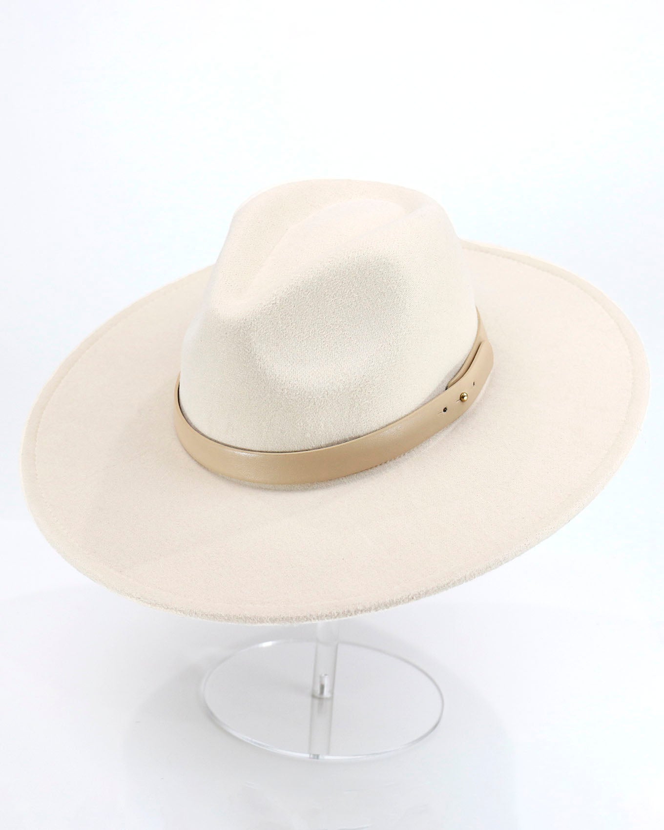 Wide Brim Hat White