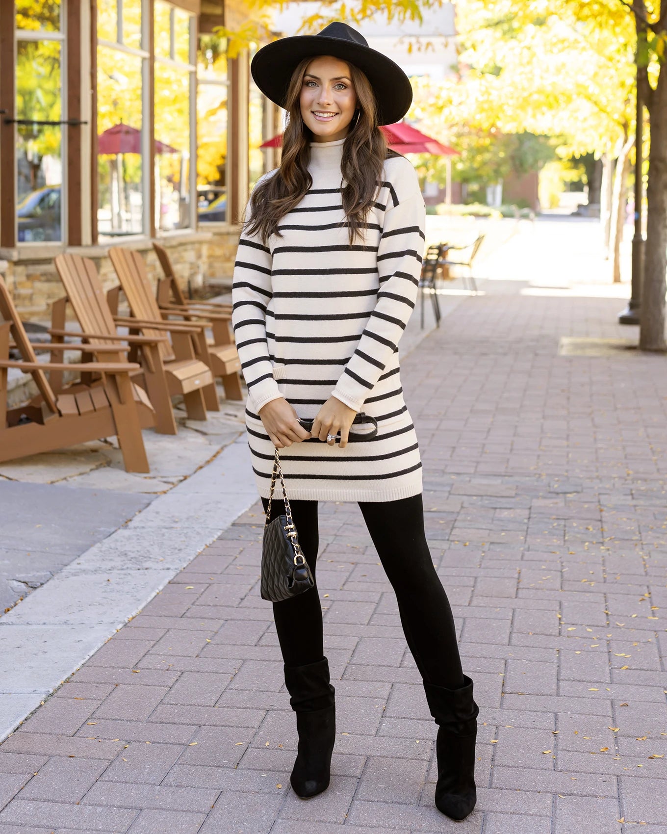 striped dress