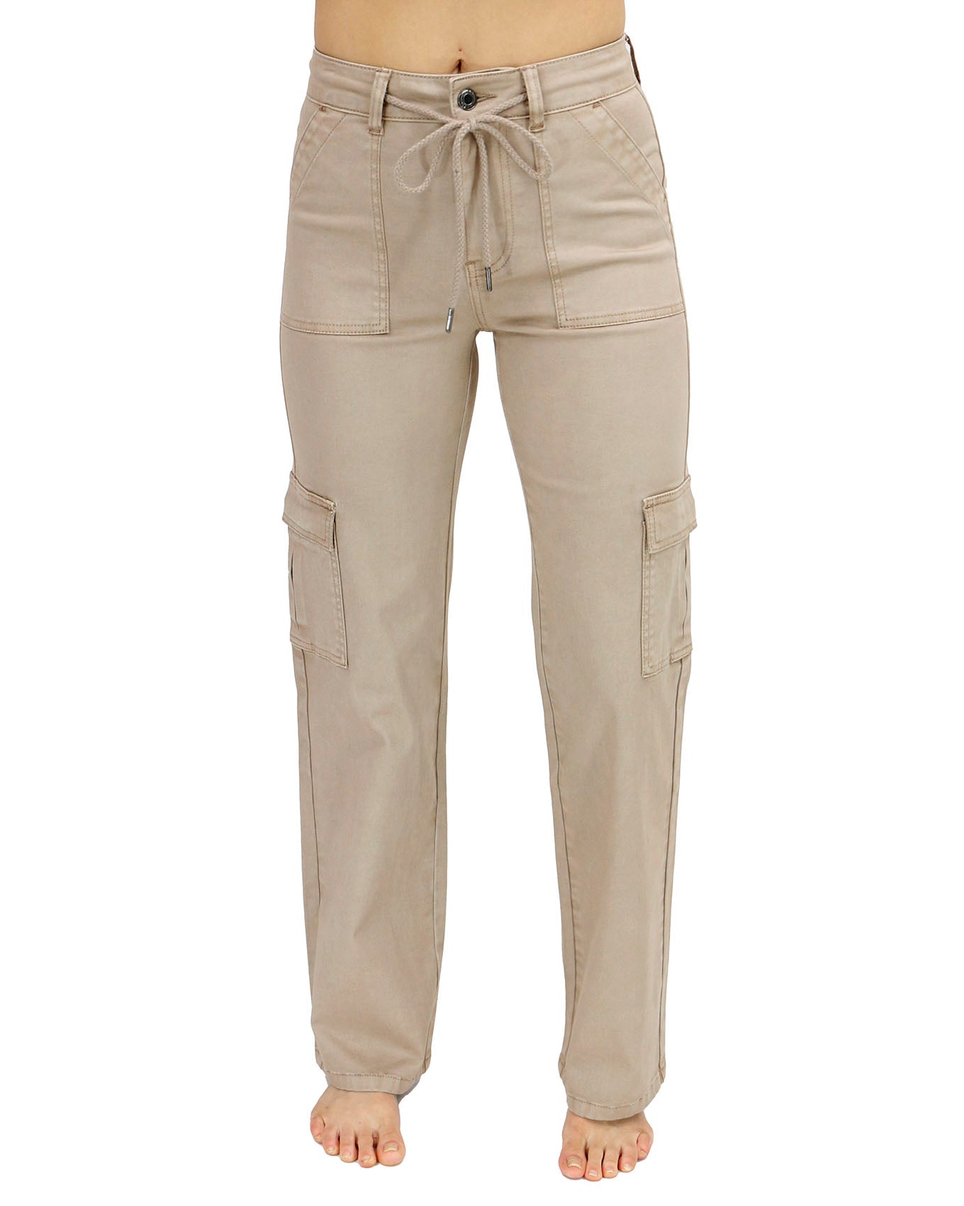 Mid-Rise Soft Twill Pull-On Utility Pants for Women, Old Navy