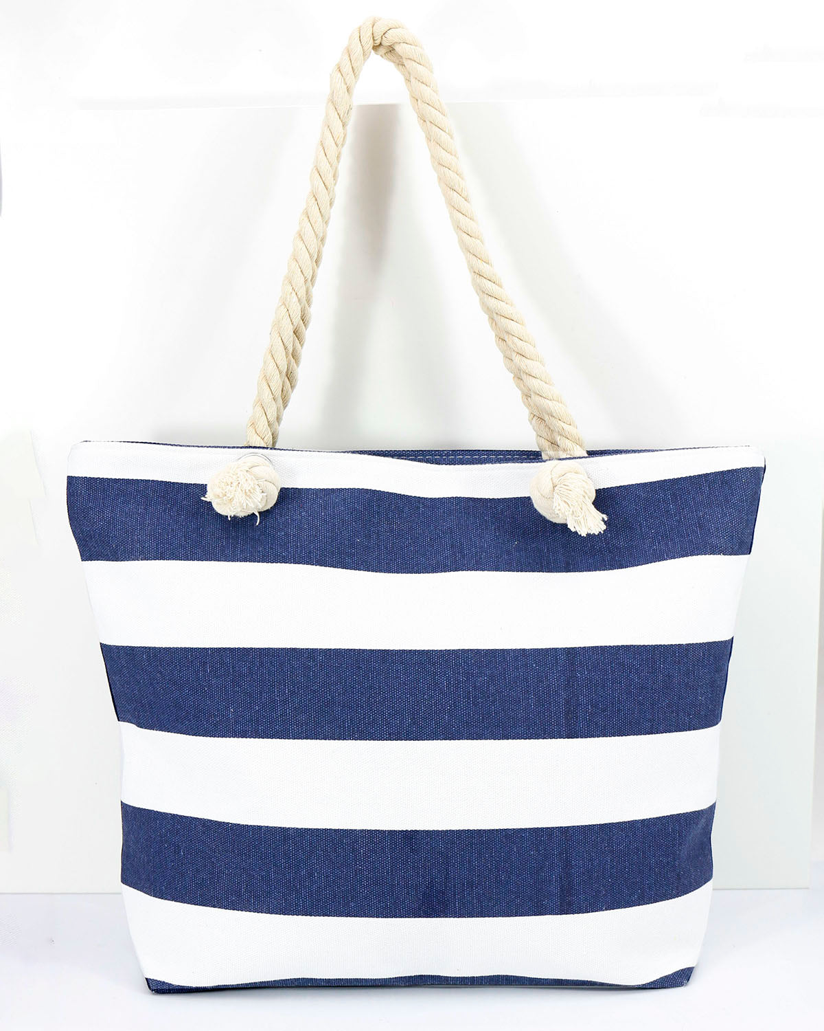 Summer Tote Bag Navy/White Stripe - Navy/White Stripe / One Size ...