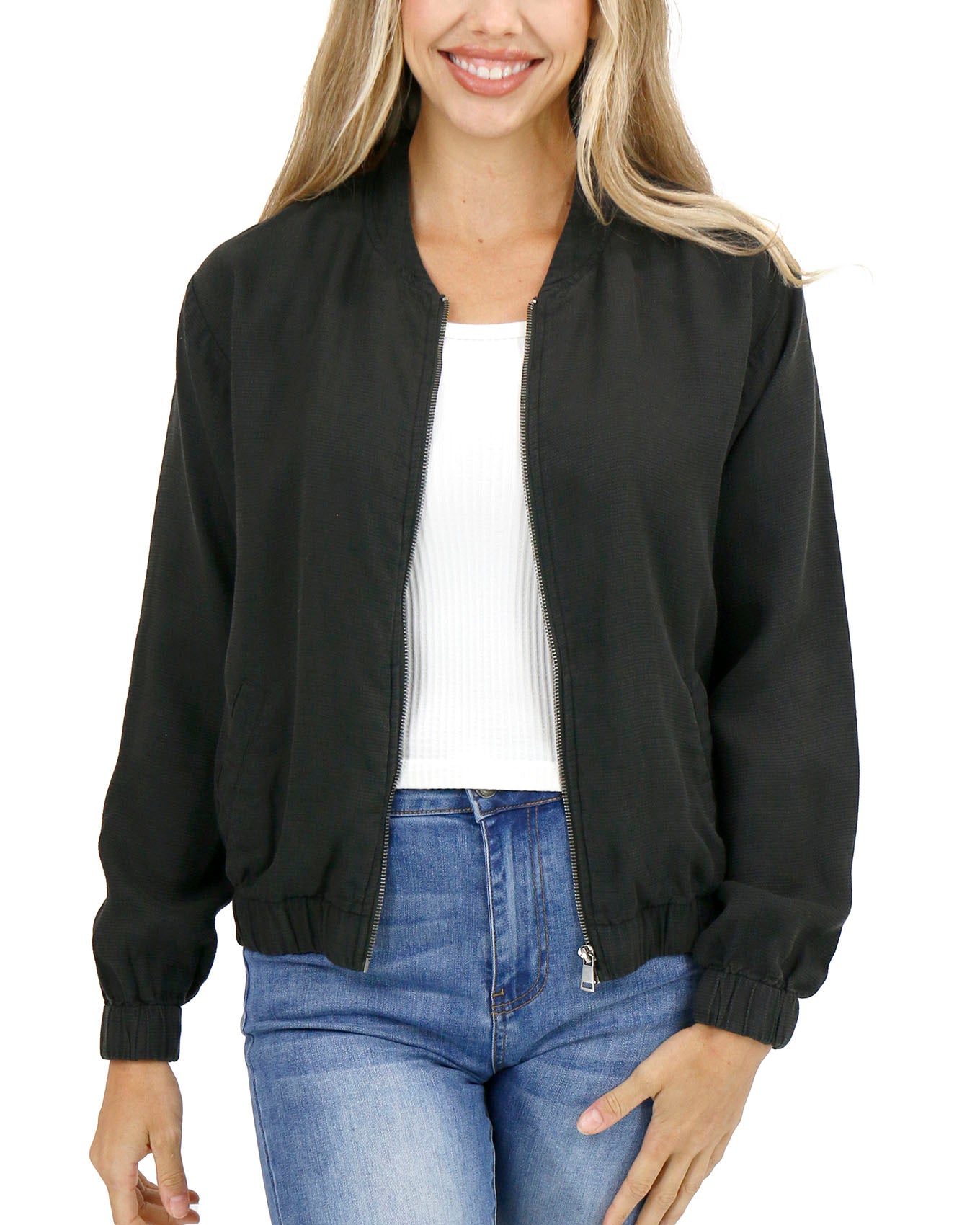 All black baseball on sale jacket