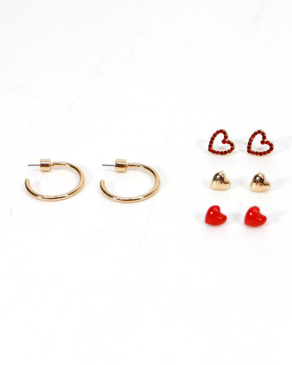 Heart earrings