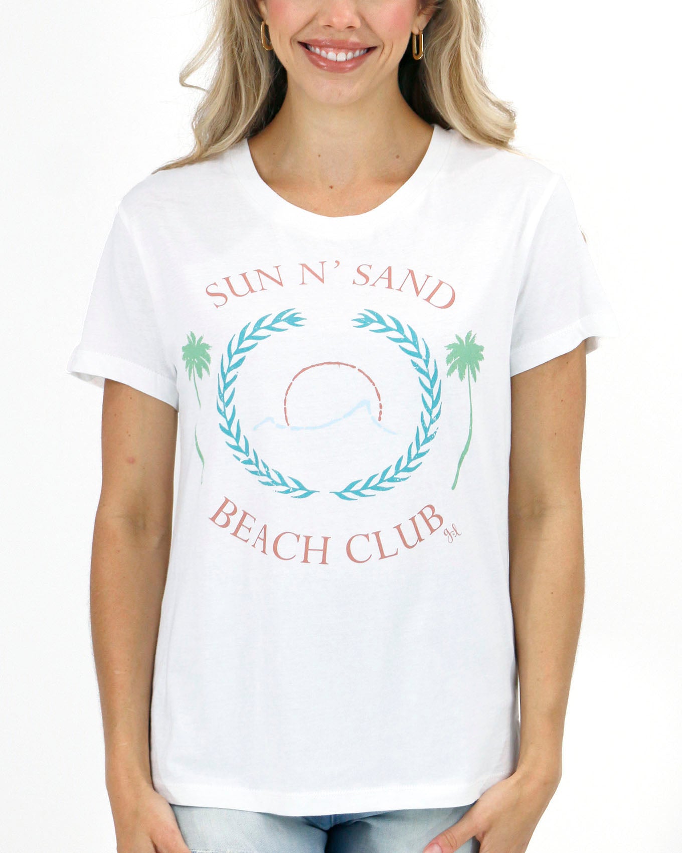 Vintage Fit Any Day Graphic Tee - Beach Club - FINAL SALE - Grace