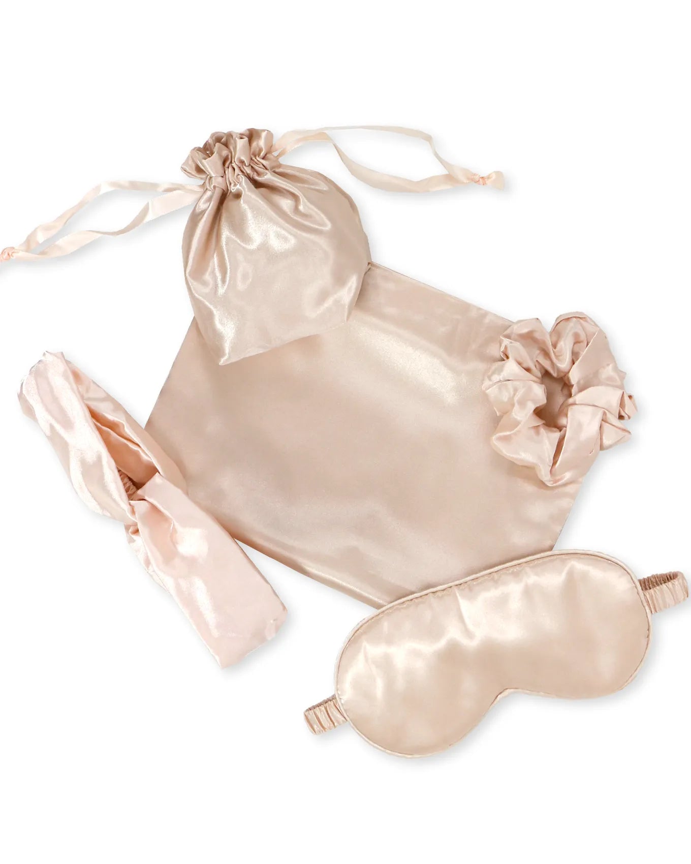 Satin Champagne Sleep Gift Set