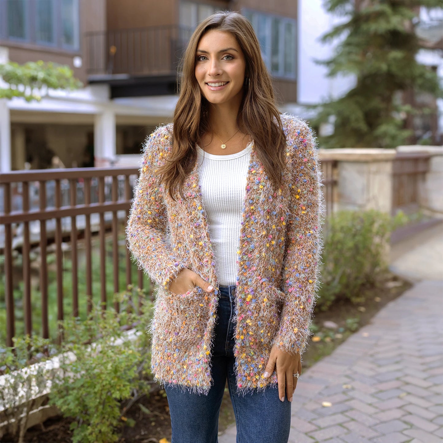 chunky cardigan sweater