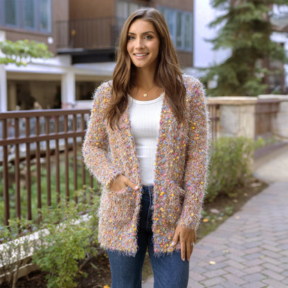 chunky cardigan sweater