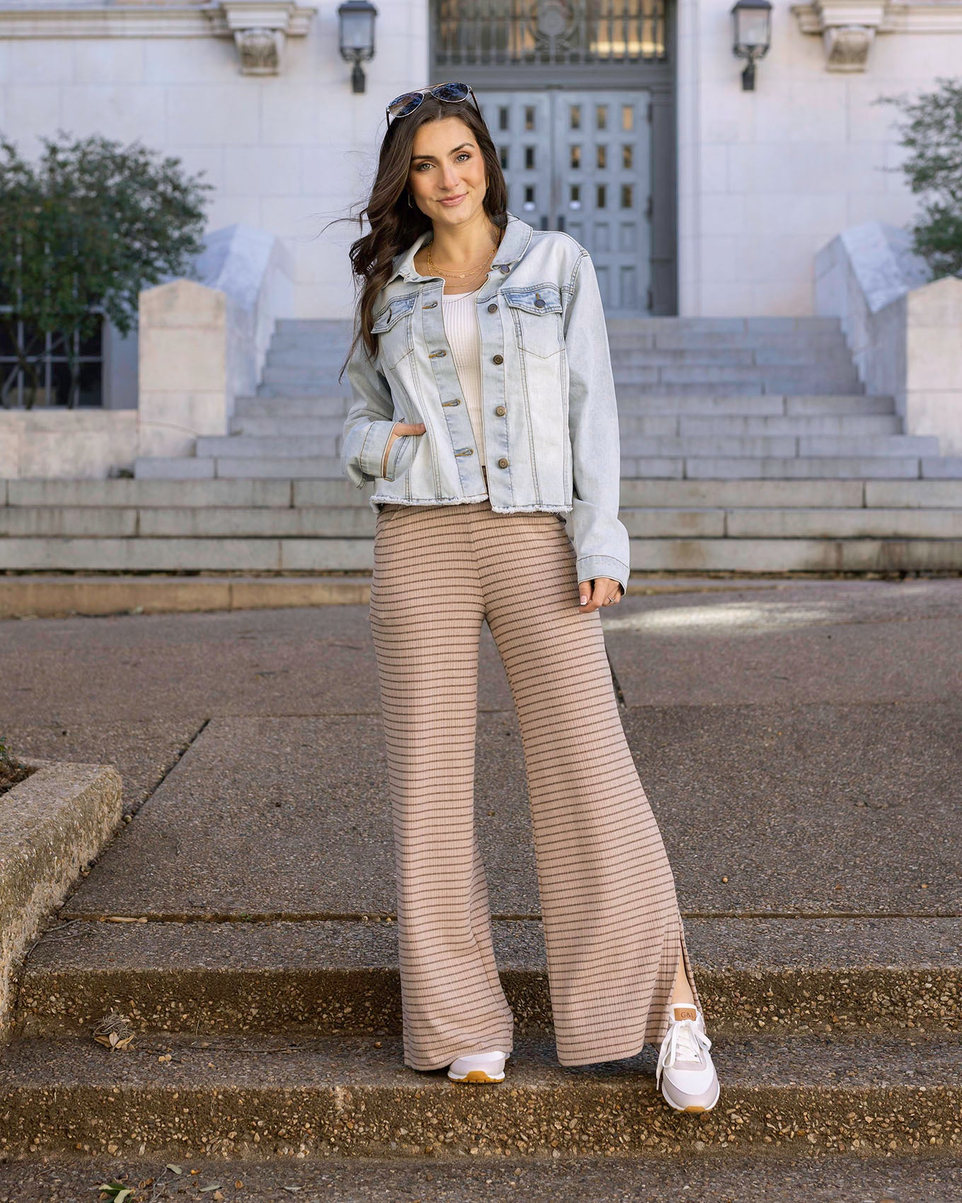 Stripe hotsell lounge pants