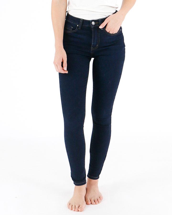 Dark Wash Designer mid-rise jeans - Grace and Lace - Grace and Lace