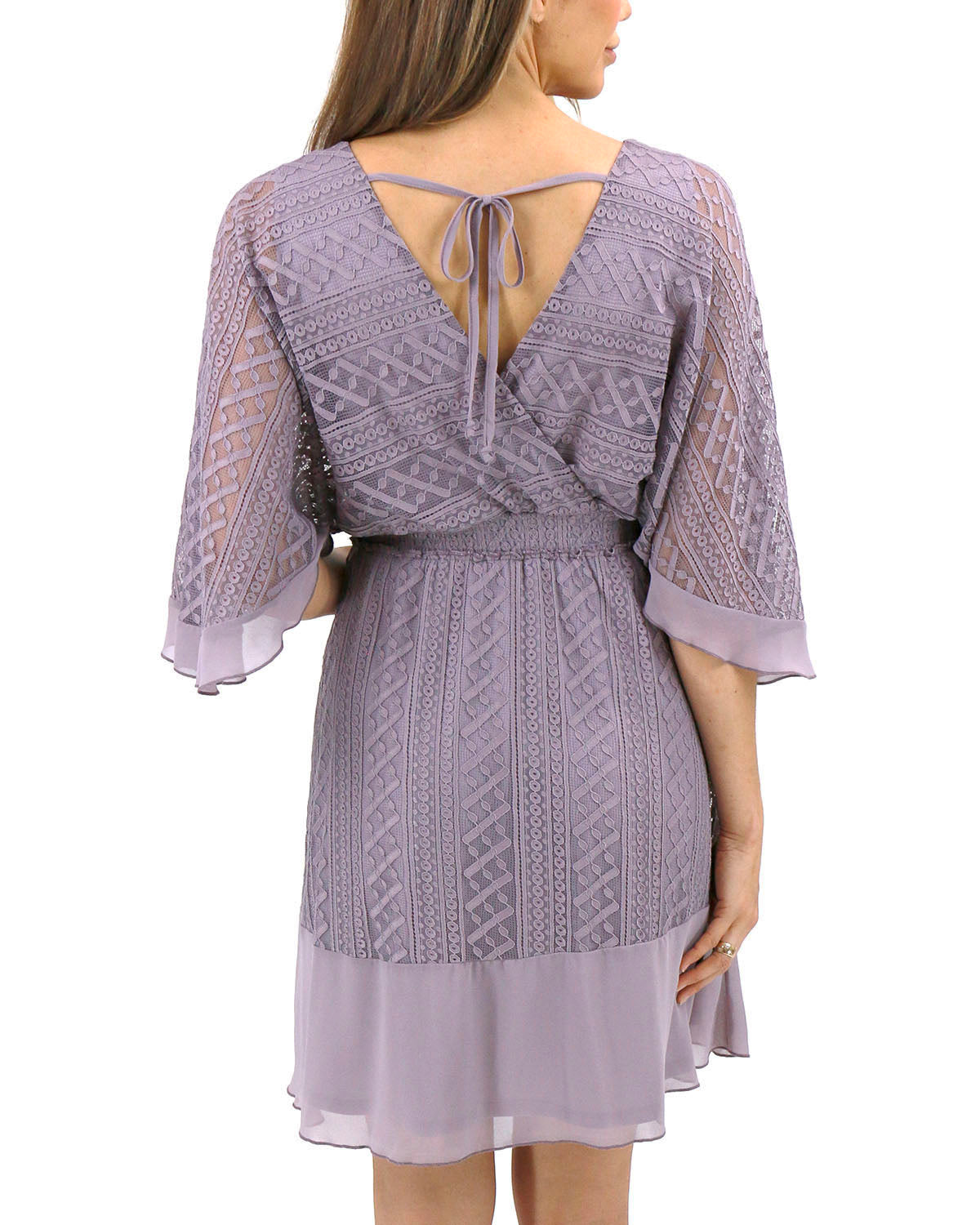 Lace Angel Sleeve Dress - FINAL SALE - Grace and Lace