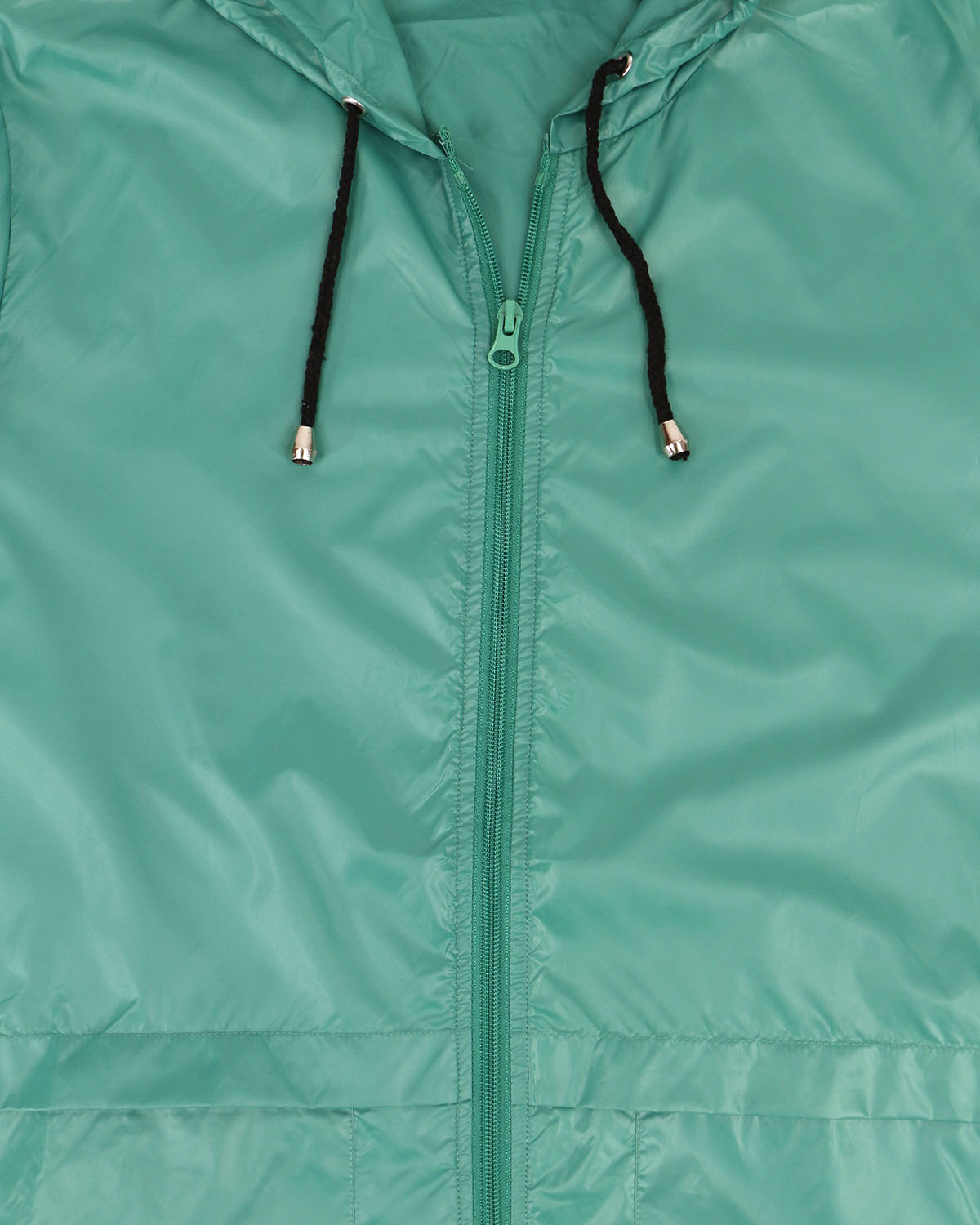 Packable Rain Jacket in Aquamarine - Grace and Lace