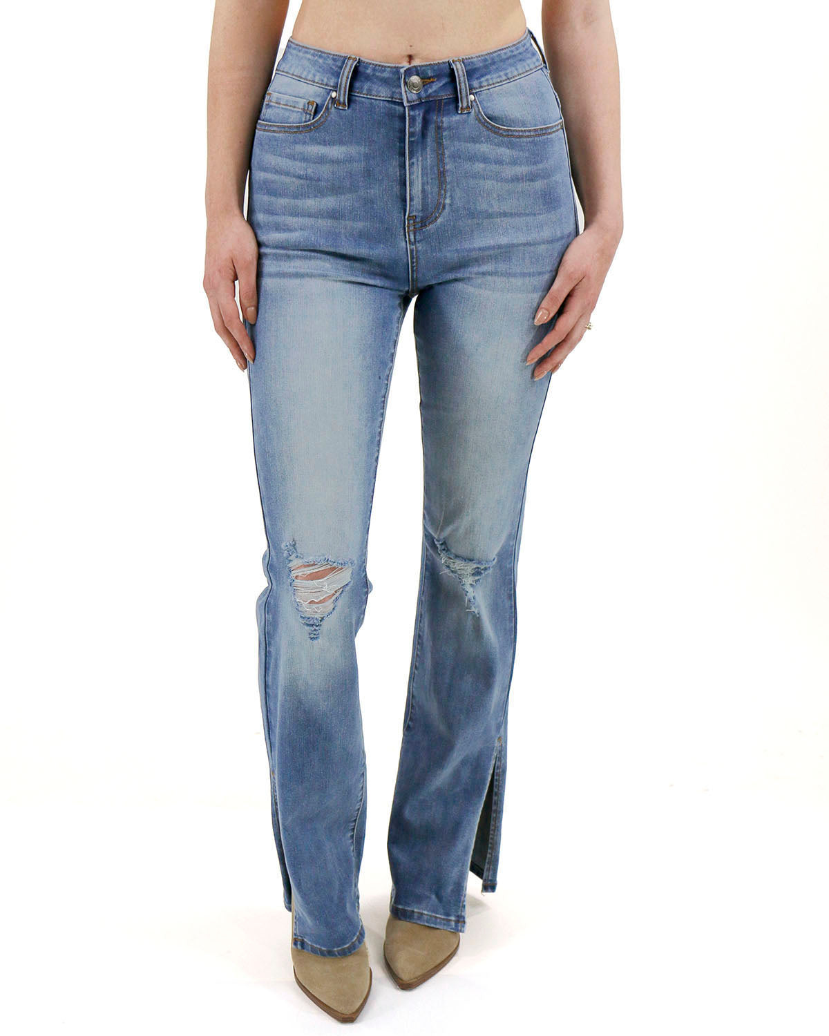 High-Rise Everyday Soft Denim™ Skinny Flare Jeans