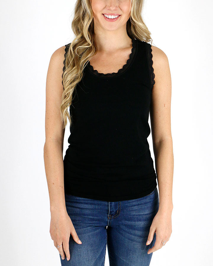 3-pack Lace-trimmed Tank Tops