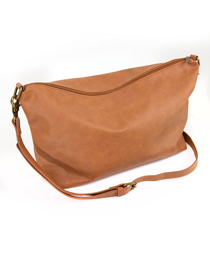 Brown Leather Crossbody Bag