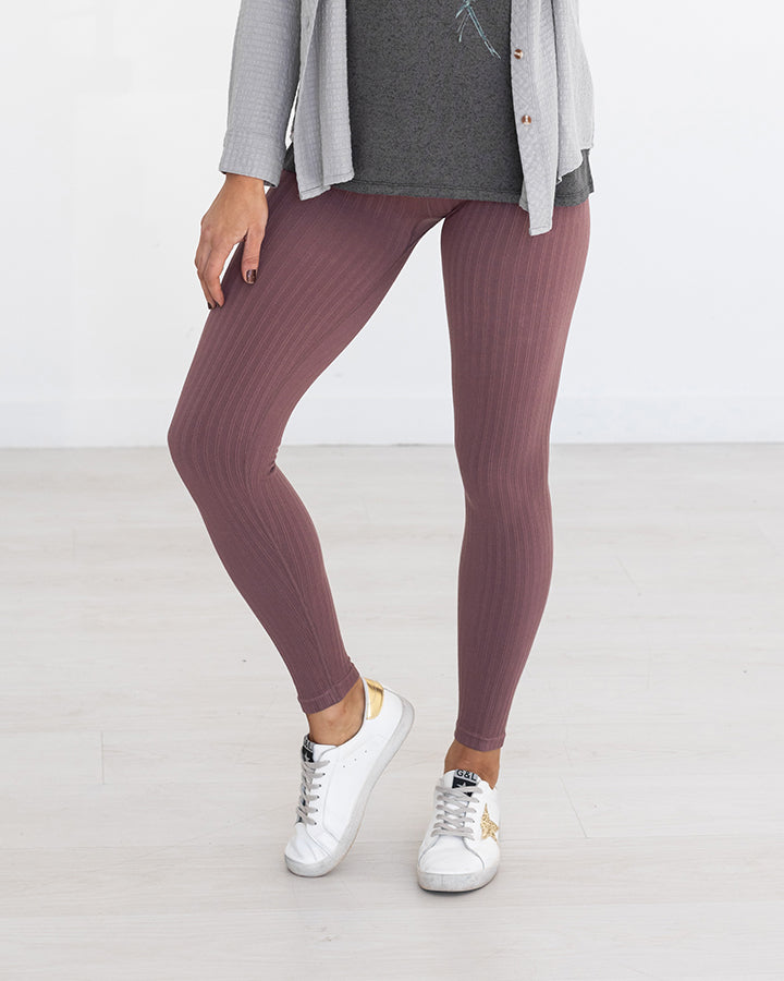 Grace and Lace Colored Jeggings - Wine - Sublime Boutique