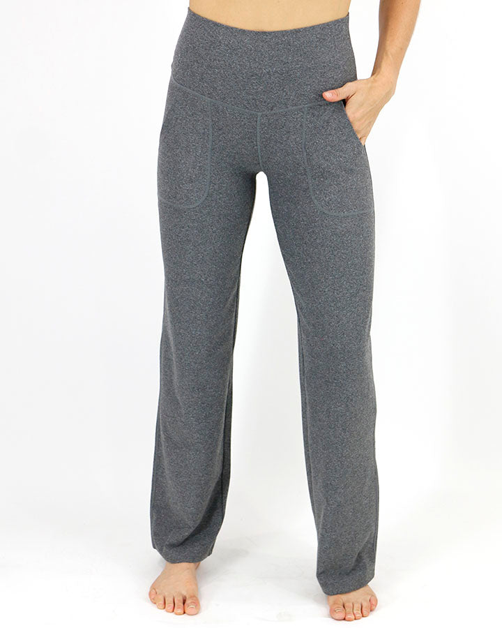 Straight Leg Live-In Leggings in Charcoal - Grace and Lace - Grace